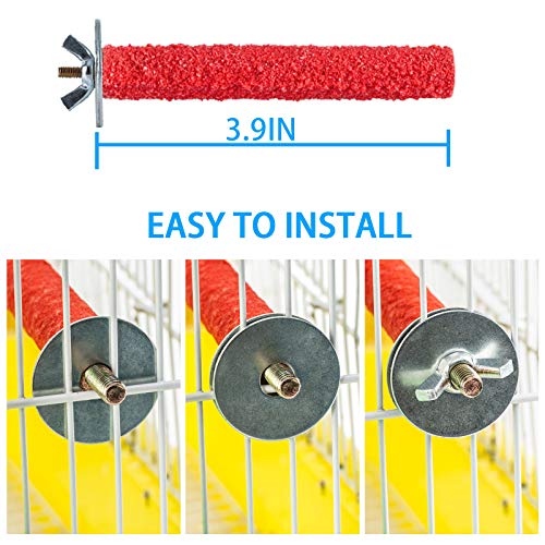 LSSH Bird Perch, Bird Rope Perch, Bird Perch Stand, Bird Cage Acc...