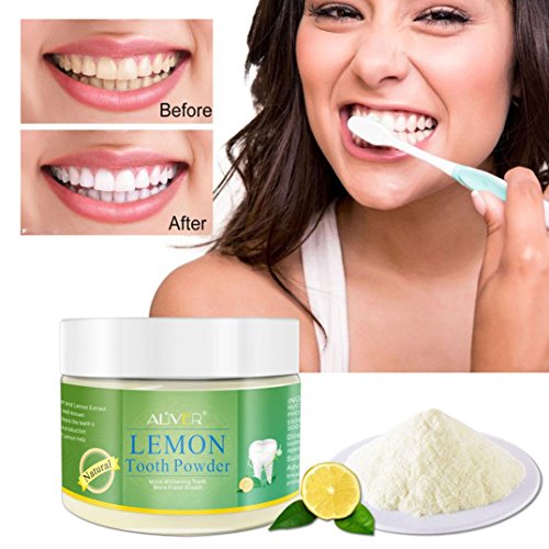 LtrottedJ Teeth Whitening Powde，r Natural Activated Lemon Whiten...