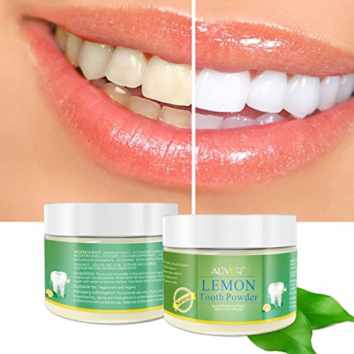 LtrottedJ Teeth Whitening Powde，r Natural Activated Lemon Whiten...