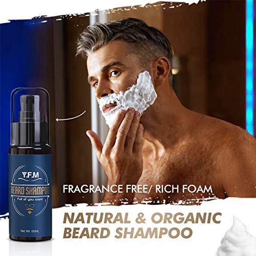 Beard Grooming Kit, Beard Care Kit for Men, Luckyfine Beard Growt...