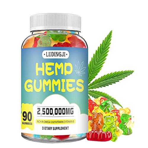 Hemp Gummies Premium Extract 2,500,000mg Natural Hemp Candy Suppl...