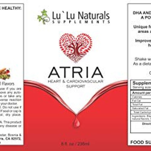 Atria - Heart & Cardiovascular Health Support Supplement. Promote...
