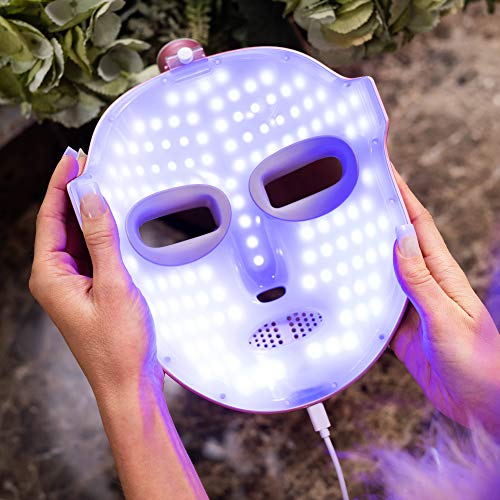 HyperGlo Luxury Skin Rejuvenation & Anti-Aging LED Blue Yellow Re...