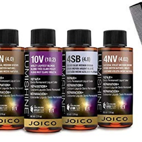 Lumishine Repair + Demi-Permanent Liquid Hair Color w/Sleek Stee...