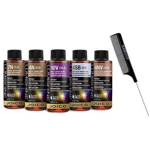 Lumishine Repair + Demi-Permanent Liquid Hair Color w/Sleek Stee...