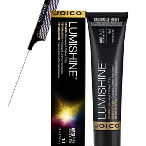 LUMISHINE Repair+ PERMANENT Creme Hair Color with Sleek Steel Pi...