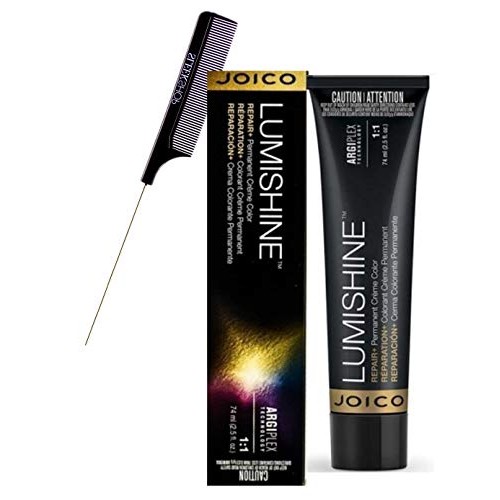 LUMISHINE Repair+ PERMANENT Creme Hair Color with Sleek Steel Pi...