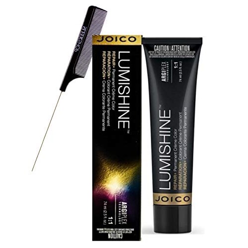 LUMISHINE Repair+ PERMANENT Creme Hair Color with Sleek Steel Pi...