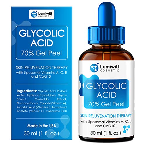 Glycolic Acid Peel 70% - Made in USA - Natural Glycolic Acid for ...