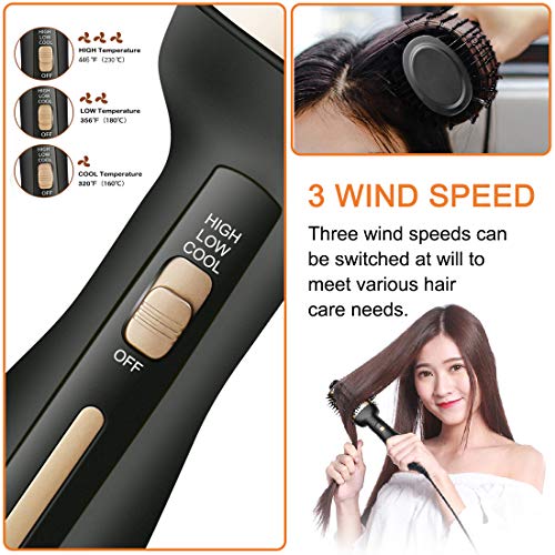Hair Dryer Brush Hot Air Brush,Hair Dryer and Volumizer Blow Brus...