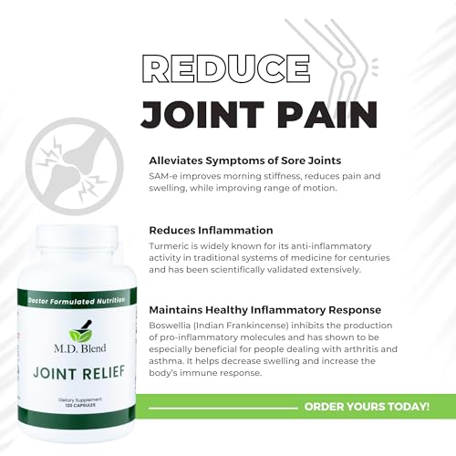M.D. Joint Relief - Expert Formulated Supplement - Knees, HIPS, A...