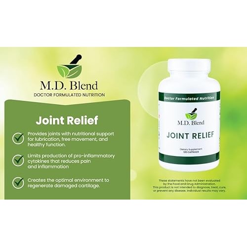 M.D. Joint Relief - Expert Formulated Supplement - Knees, HIPS, A...