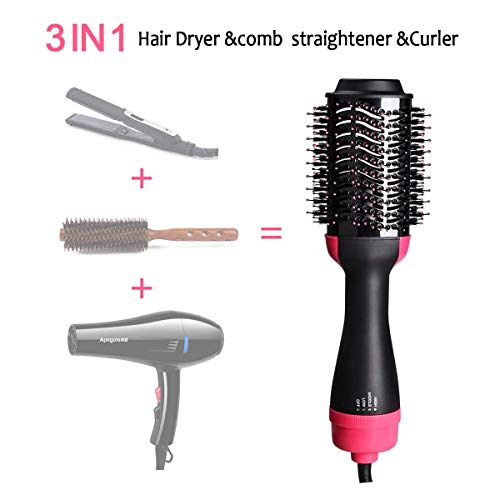 Hair Dryer Brush, One Step Hair Dryer & Volumizer, 3-in-1 negativ...