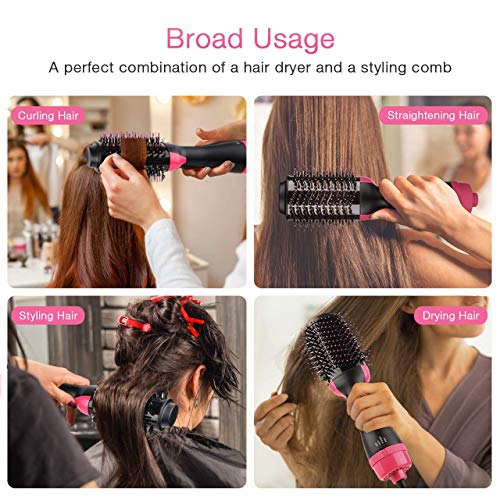 Hair Dryer Brush, One Step Hair Dryer & Volumizer, 3-in-1 negativ...
