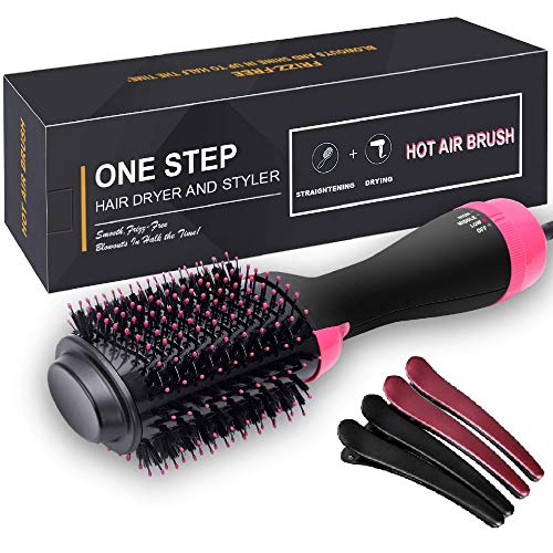 Hair Dryer Brush, One Step Hair Dryer & Volumizer, 3-in-1 negativ...