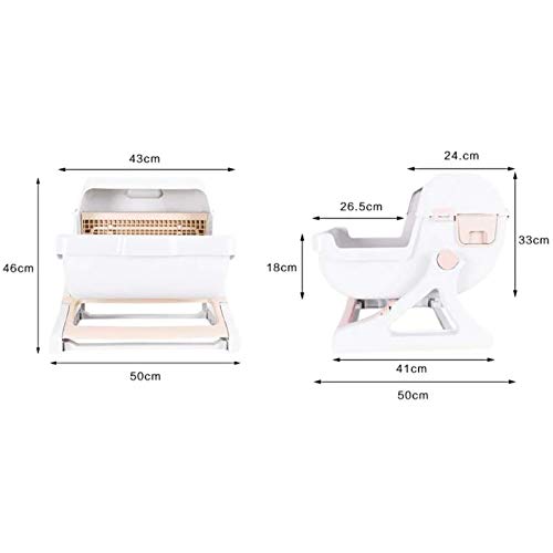 Macro Self Cleaning Cat Litter Box,Extra Large Semi-Automatic Cat...