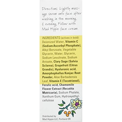 Mad Hippie Skin Care Products 1.02 Fluid Ounce Vitamin C Serum