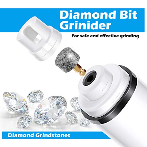 Magicfun Pet Nail Grinder for Dogs, 2 Speeds Rechargeable Dog Nai...