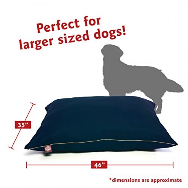 35x46 Blue Super Value Pet Dog Bed By Majestic Pet Products Large