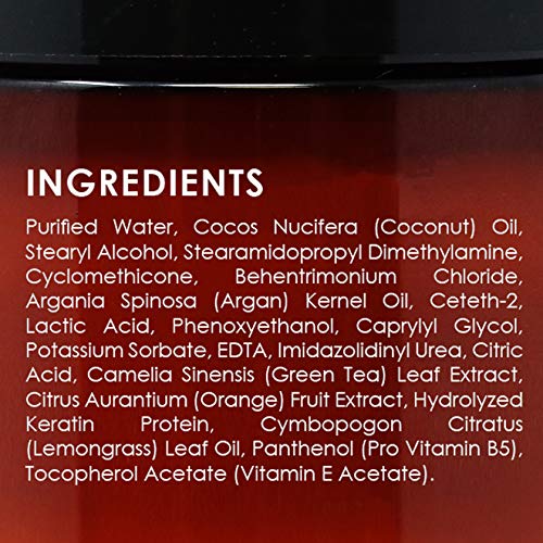 MAJESTIC PURE Argan Hair Mask with Keratin - Rejuvenating, Hydrat...