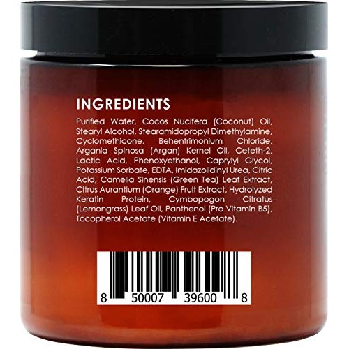 MAJESTIC PURE Argan Hair Mask with Keratin - Rejuvenating, Hydrat...