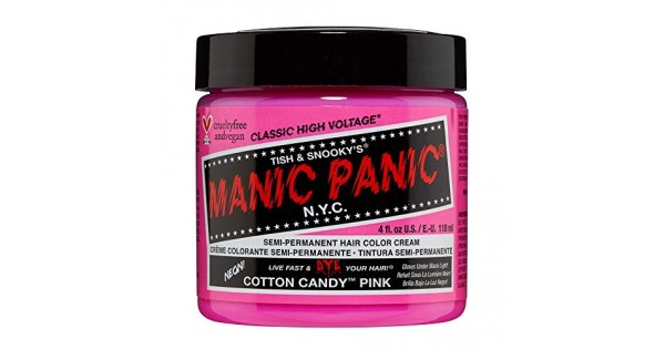 2. Manic Panic Cotton Candy Pink Hair Dye - Classic High Voltage - wide 7
