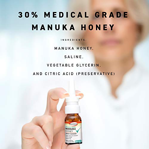 ManukaGuard Natural Nasal Spray .65 Fl oz | Congestion Relief Dru...