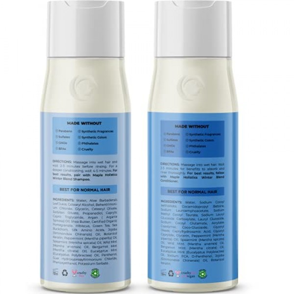 Dry Scalp Shampoo and Conditioner Set - Mint Shampoo and Conditio...
