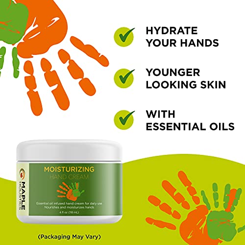 Hand Cream for Dry Cracked Hands - Hand Lotion for Dry Skin with ...