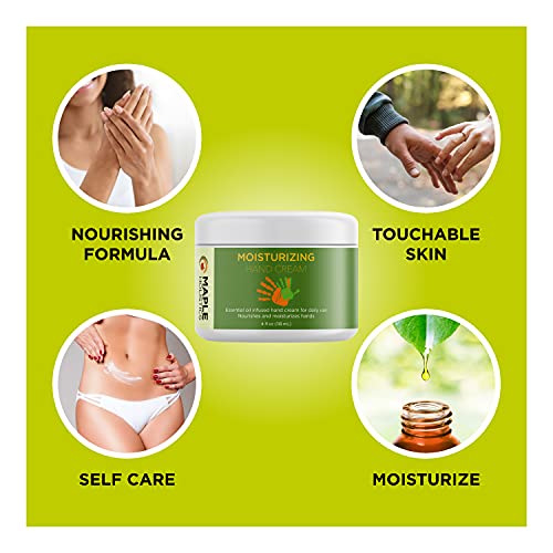 Hand Cream for Dry Cracked Hands - Hand Lotion for Dry Skin with ...
