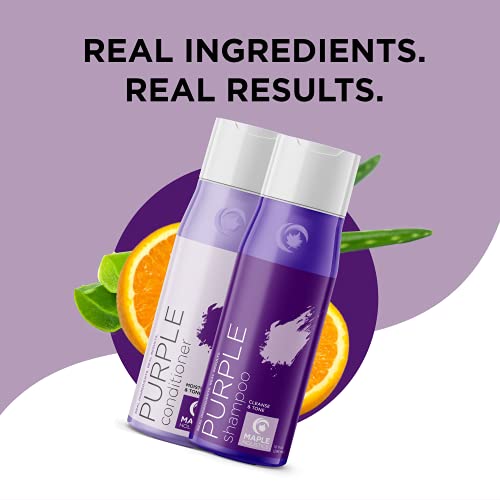 Purple Shampoo and Conditioner for Blonde Hair - Sulfate Free Pur...