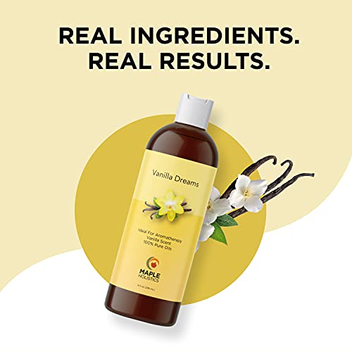 Sensual Vanilla Massage Oil - Men and Women with Pure Jojoba Swee...