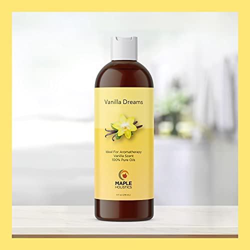 Sensual Vanilla Massage Oil - Men and Women with Pure Jojoba Swee...
