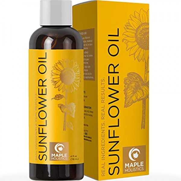 Sunflower Oil for Hair Skin and Nails - Aromatherapy Carrier Oil ...