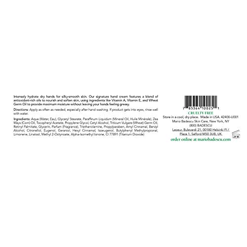 Mario Badescu Special Hand Cream with Vitamin E, 8 oz
