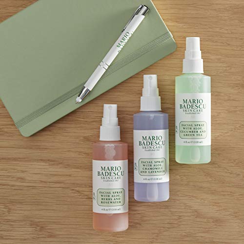 Mario Badescu Spritz Mist and Glow Facial Spray Collection Trio, ...