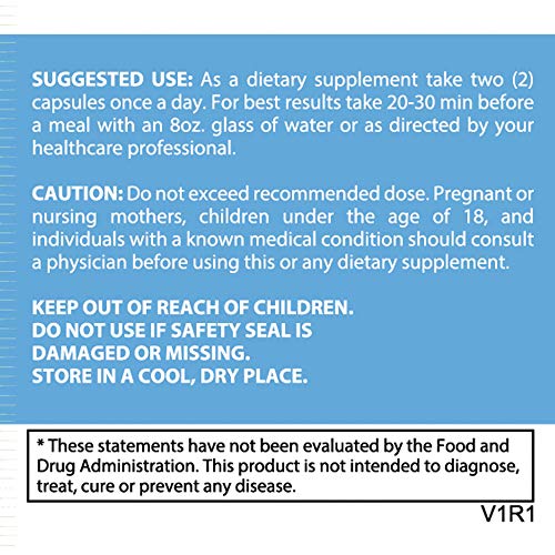 5-HTP 200 mg Supplement - 120 Capsules Per Bottle - Mood Booster ...