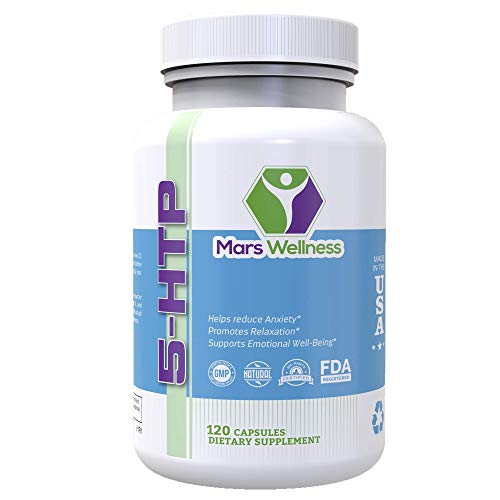 5-HTP 200 mg Supplement - 120 Capsules Per Bottle - Mood Booster ...