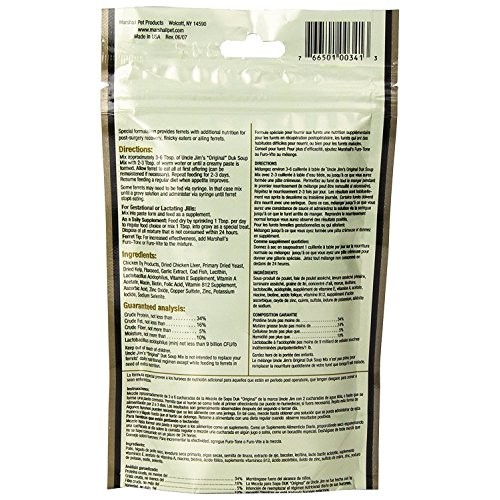 Marshall Pet Products Uncle Jims Original DUK Soup Mix for Ferre...