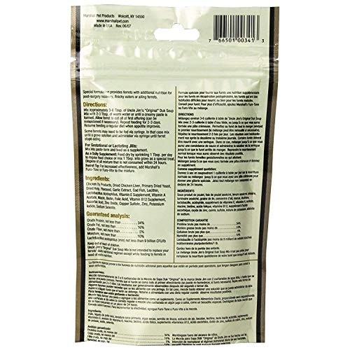Marshall Uncle Jims Original Duk Soup Mix for Ferret Pack of 6