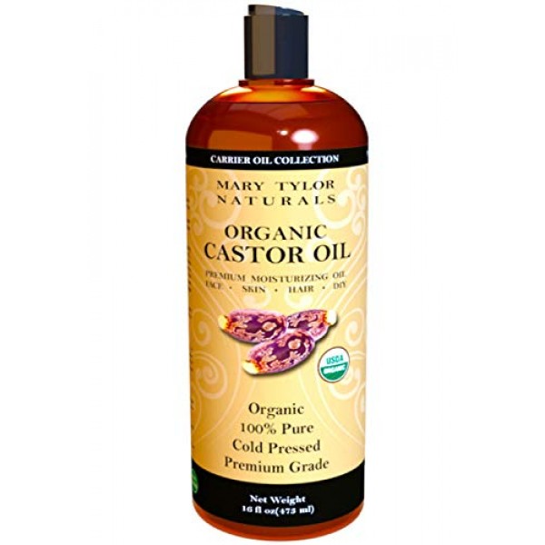 Organic Castor Oil 16 oz — USDA Certified by Mary Tylor Naturals ...