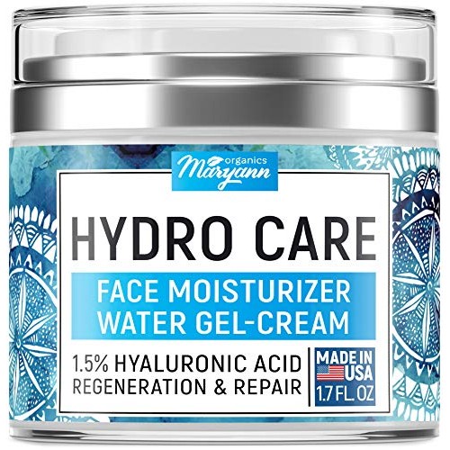 Water Gel Cream - Water Based Face Moisturizer Collagen Cream - M...
