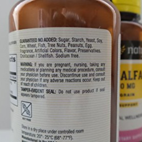 Mason Natural Alfalfa Dehydrated Leaves 650mg Tablets, Double Str...