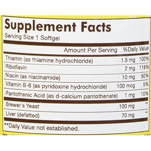 Mason Vitamins B Complex Multivitamin Softgel, 100-Count Bottles