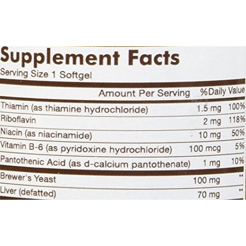Mason Vitamins B Complex Multivitamin Softgel, 100-Count Bottles