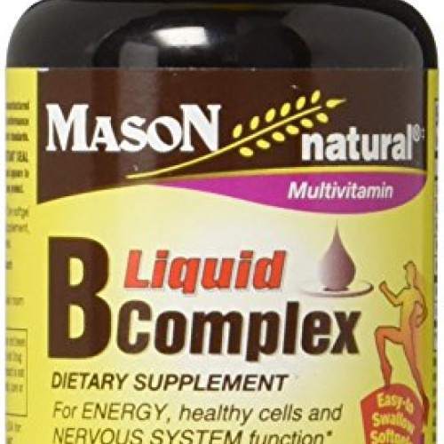 Mason Vitamins B Complex Multivitamin Softgel, 100-Count Bottles