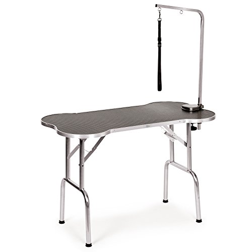Master Equipment Bone Shaped Folding Table 45In Black