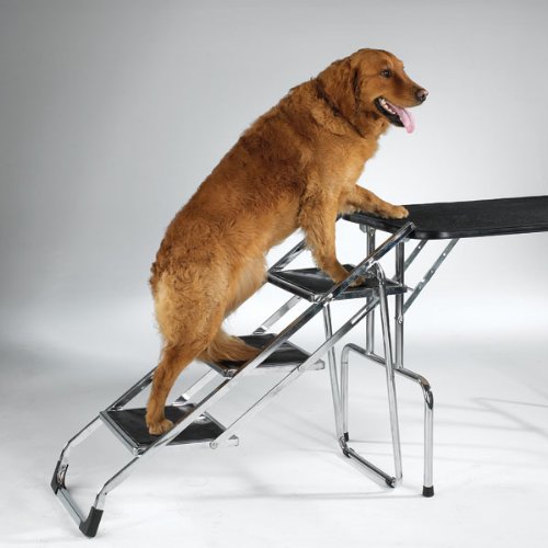 Master Equipment PetEdge Grooming Tub Pet Stairs – Non-Skid Stair...