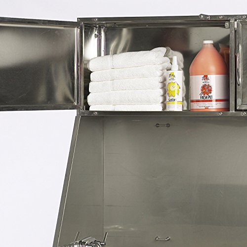 Master Equipment Stainless Steel Deluxe Overhead Cabinet for Groo...