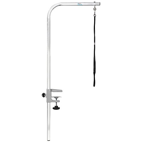 Pet Edge Master Equipment Silver Aluminum Pet Grooming Arm & Clam...